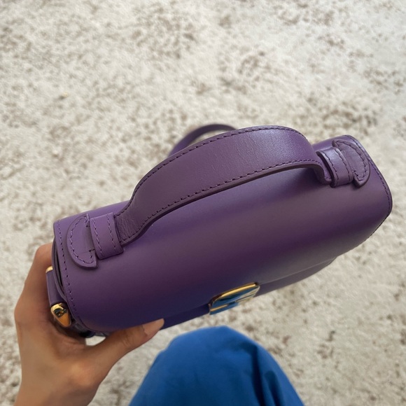 APC mini grace top handle bag in purple - Picture 5 of 8